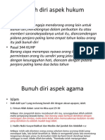 Bunuh Diri Aspek Hukum Dan Agama