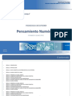 Pensamiento Numérico