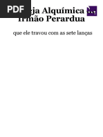A Peleja Alquímica de Irmão Perardua