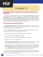Evolução Do Pensamento Administrativo Unidade II