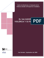 El Salvador. Mapa de Violencia y Su Referencia Historica MODELO de INVESTIGACION