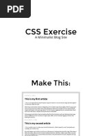 Css Exercise
