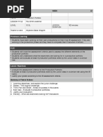 film lesson plan week 23