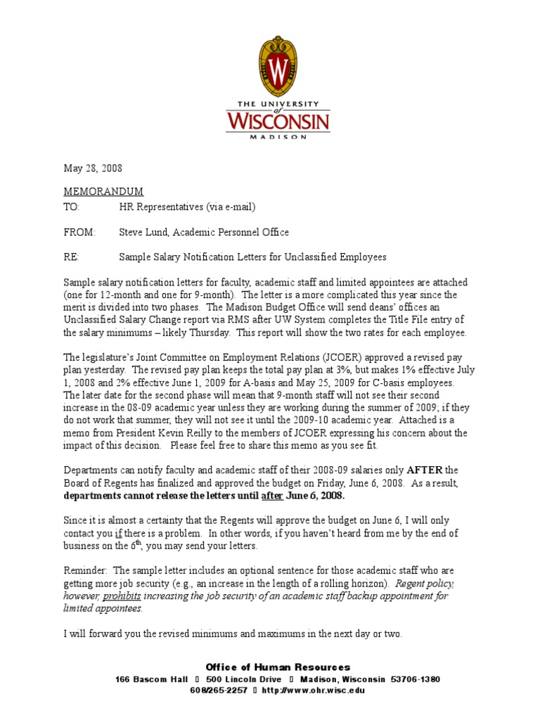 Implementing a Split Pay Plan Guidance on Notifying Employees of