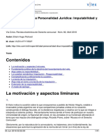 Inoponibilidad de La Personalidad Juridica. Imputabilidad y Responsabilidad