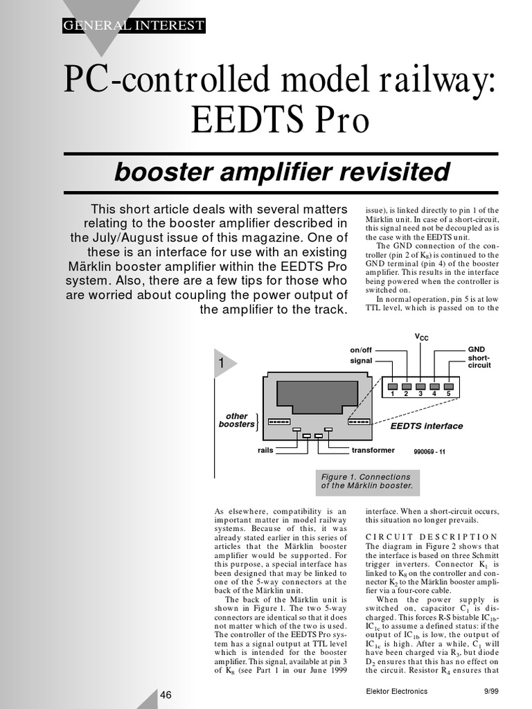 EEDTS Pro Interface for Märklin Booster | PDF | Electrical Connector ...