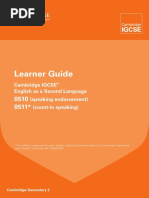 Learner Guide - IGCSE English as Second Language