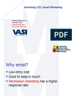 E-Marketing 101: Email Marketing: Presented By: Sherri Arnaiz Virginia Systems, Inc. 703-881-7024