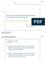 Random Intercept and Slope 2017 Handout