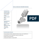 Válvula Angular Neumatica