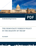 The Democrats Foreign Policy in The Shadow of Trump