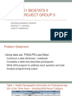 final sas project- power point- group 5