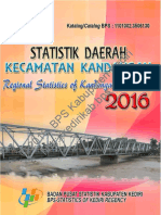 Statistik Daerah Kecamatan Kandangan 2016