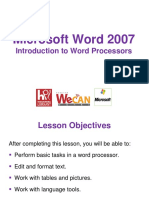 Word 07 Presentation