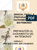 Charlas Prematrimoniales Unidad 1 - Por Qué y para Qué Casarnos Convivientes