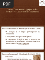 Módulo VI - A Economia Sacramental