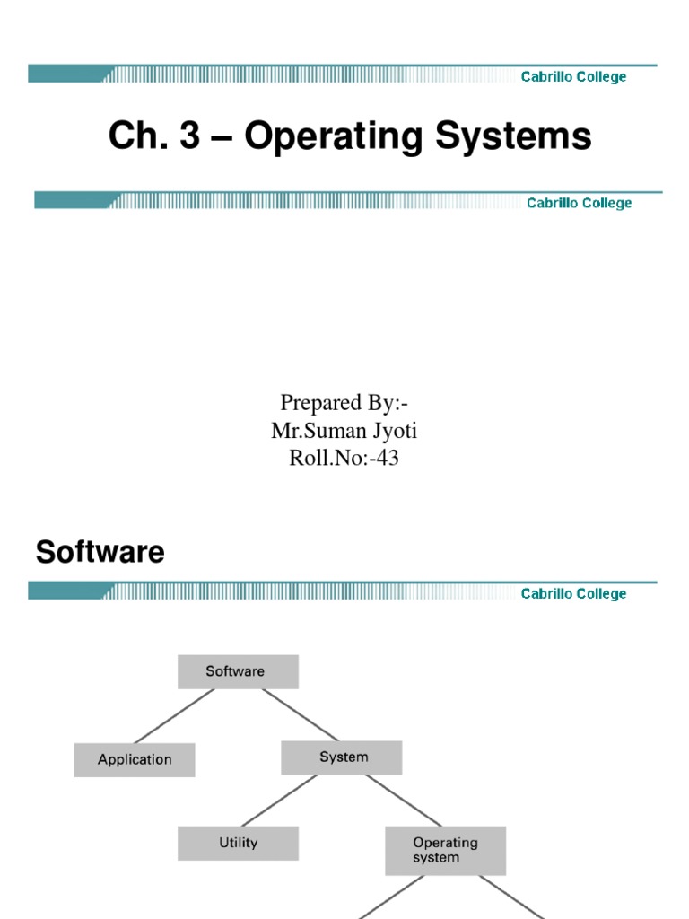 Operating Systems Overview | PDF | Operating System | Graphical User ...