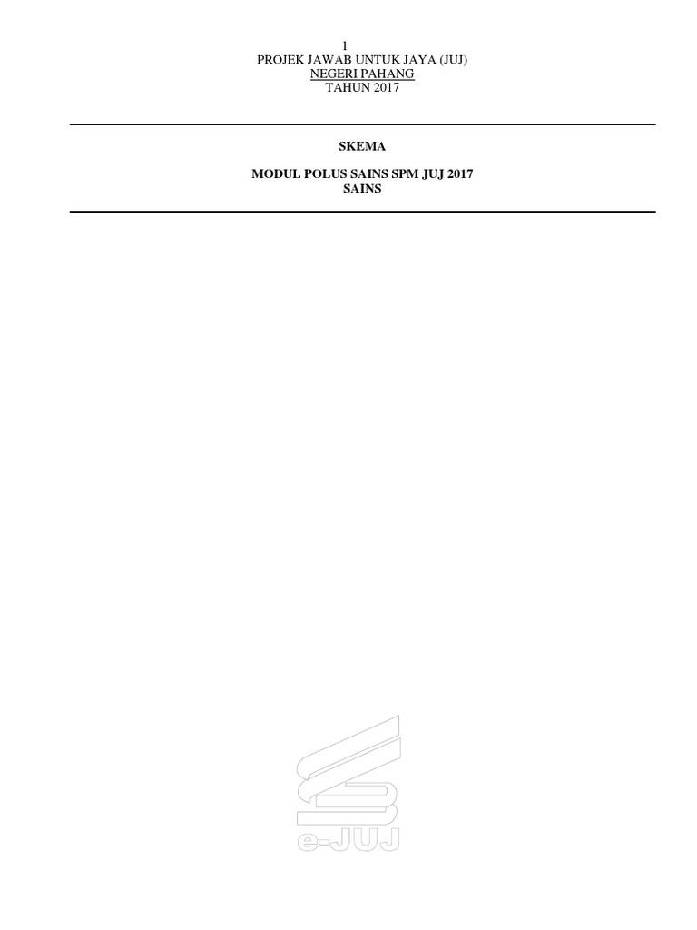 Skema Modul Polus Sains Pdf