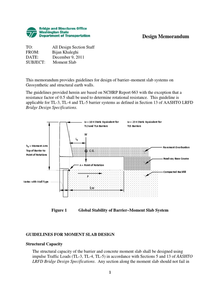 082011 Friction Slab Crash Barrier Geotechnical Engineering