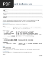 Tableau Command-Line Parameters