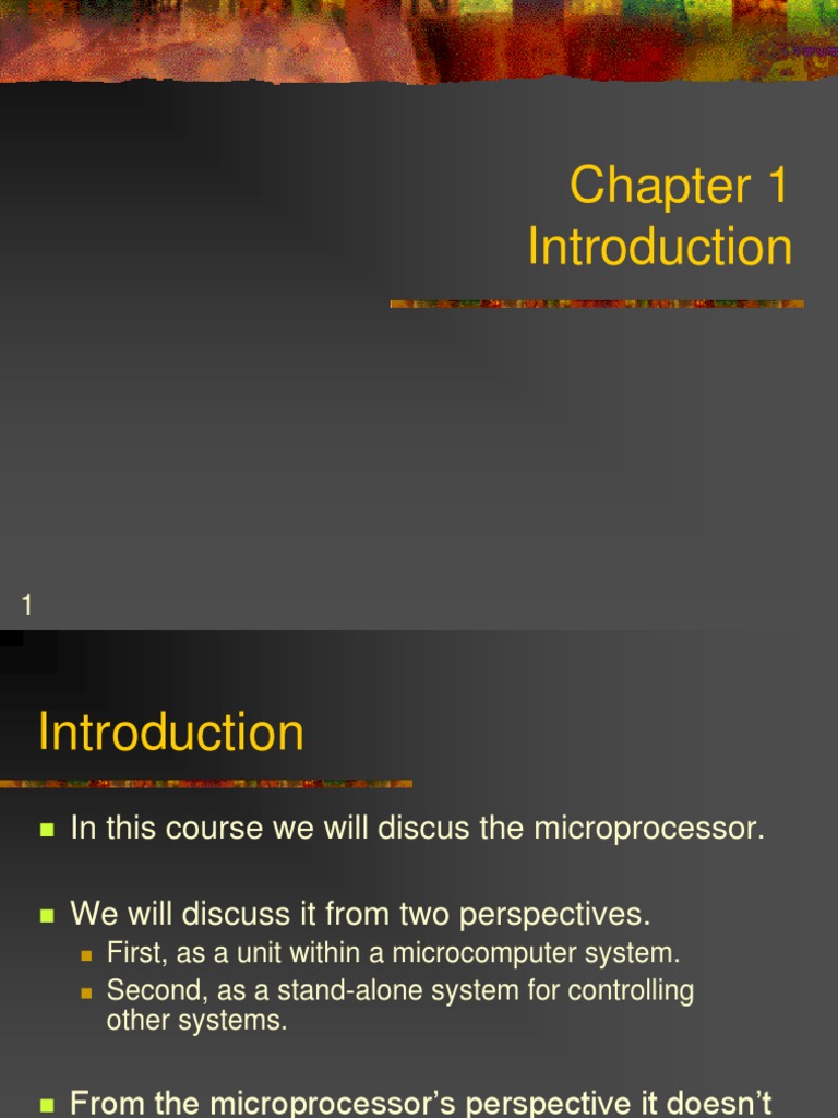 Introduction To Microprocessors Pdf – FQDA