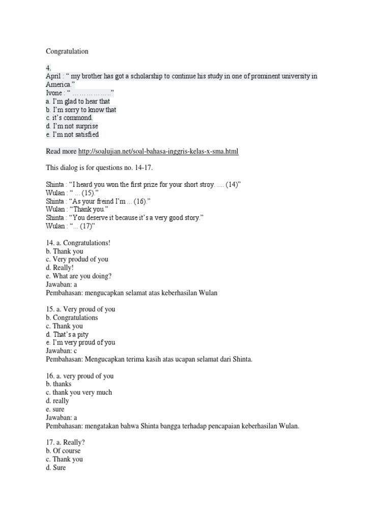 Contoh Soal Harian Bahasa Inggris Kls 9 Teks Procedure