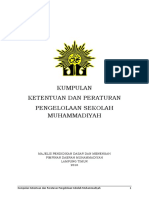 Kumpulan Peraturan PP Muhammadiyah