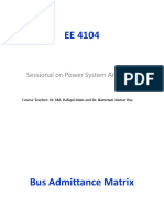 EE4104 Power Flow Study Assignment