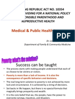 Dissecting Republic Act No. 10354: Medical & Public Health Issues