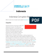Indonesia Corruption Report Provides Insight into Widespread Graft Issues