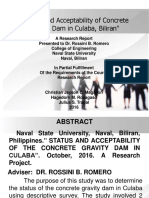 Status and Acceptability of Concrete Gravity Dam in Culaba.ppt