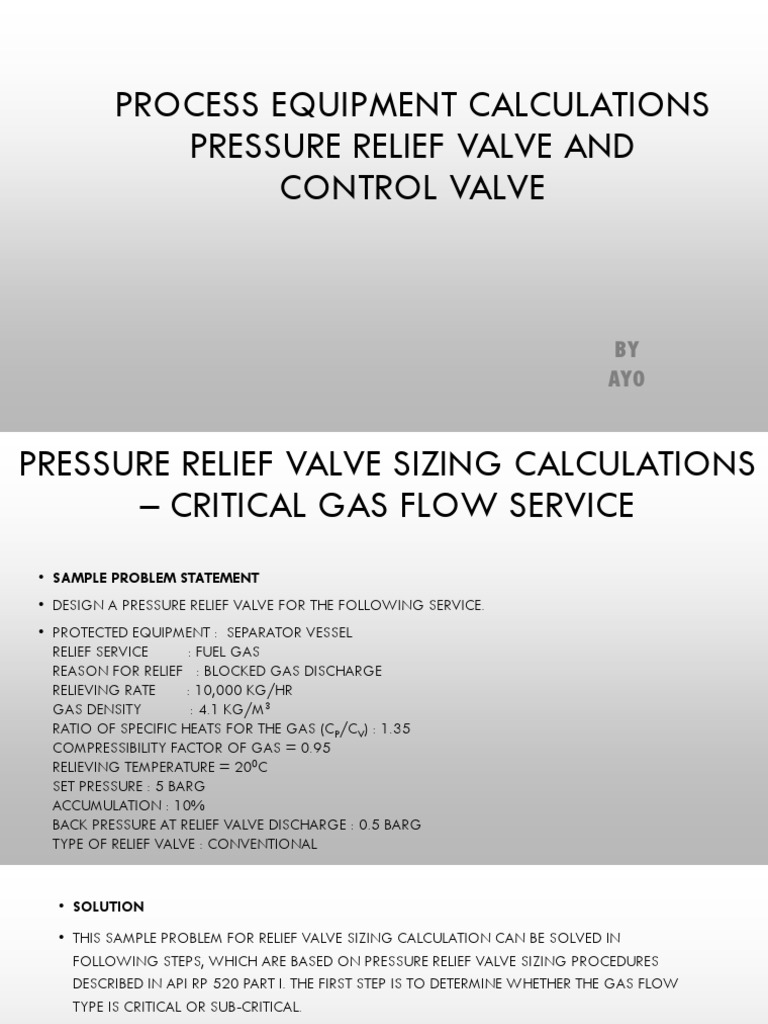 Relief Valve and Control Valve | PDF | Technology & Engineering