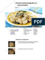 Recept Za Domaće Njoke