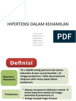 Hipertensi Dalam Kehamilan: Disusun Oleh Naldo Nathanael Nadiah Nurul I. Nabila Nauli A. Dinda L. Bestari Deytce Merino