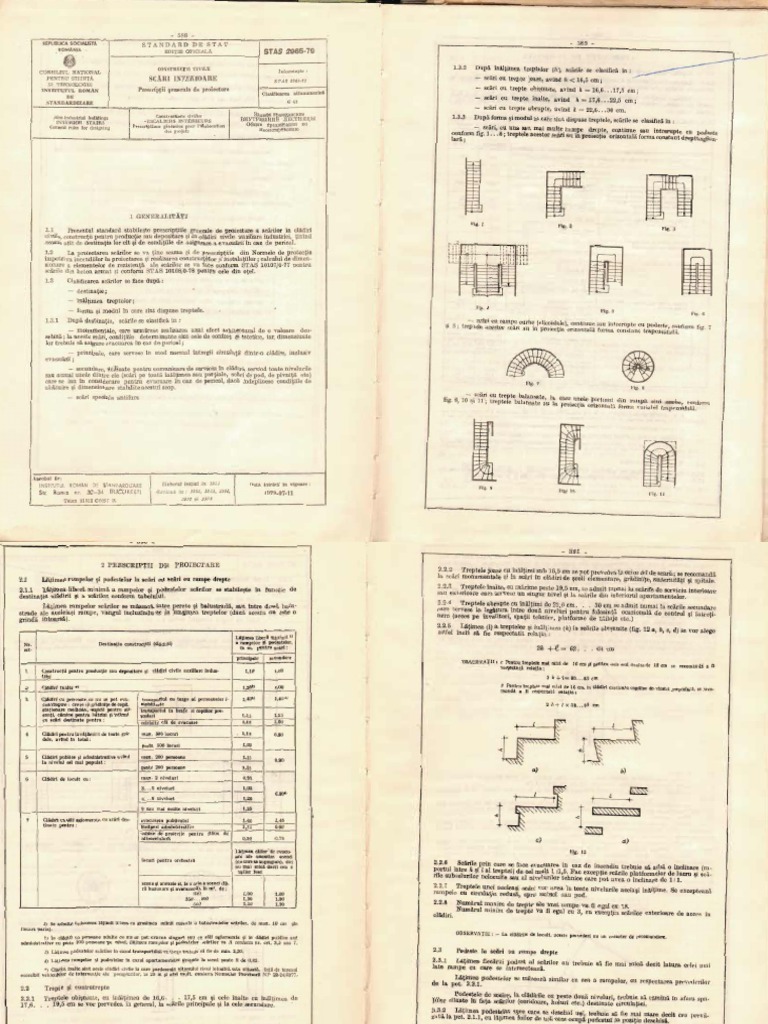 STAS Scari Interioare PDF | PDF