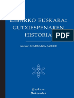 Azkue - Eibarko Euskara Gutxiespenaren Historia