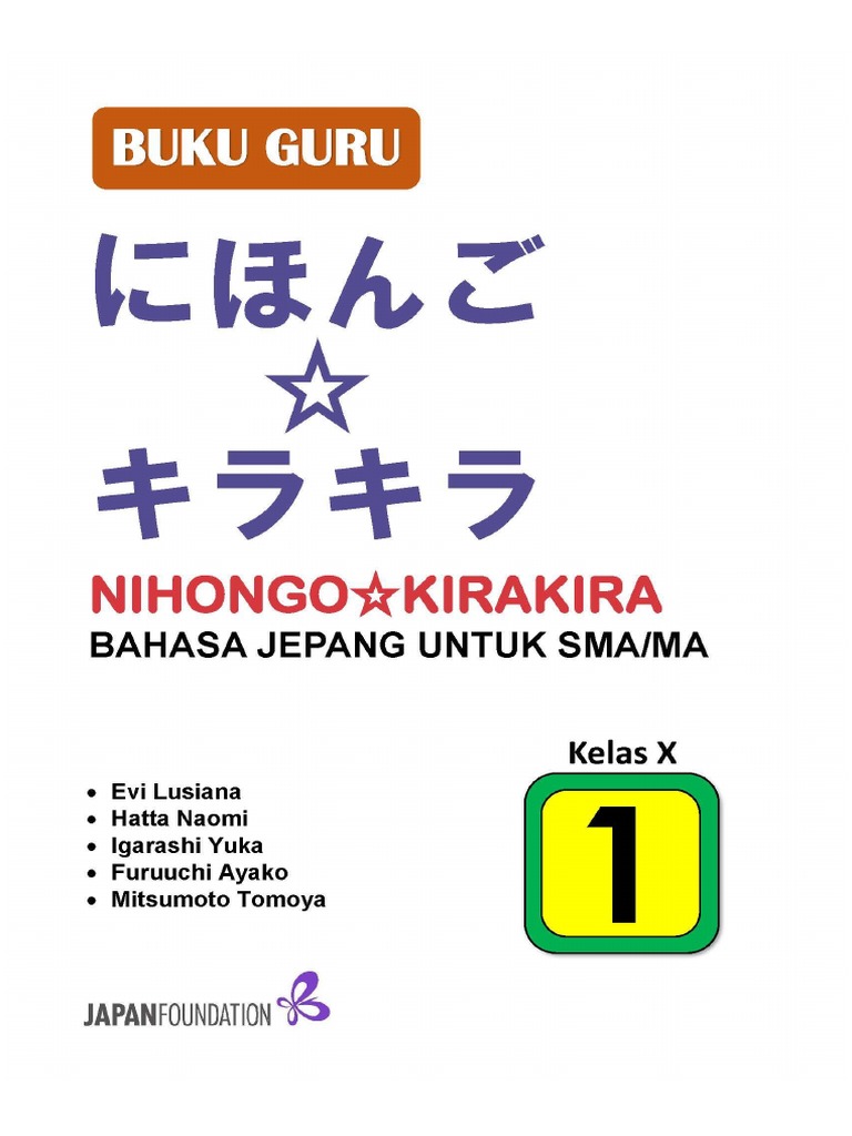 Buku Guru Nihongo Kira Kira 1