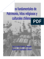 Aspectos Fundamentales de Patrimonio, Hitos Religiosos y Culturales Chilenos