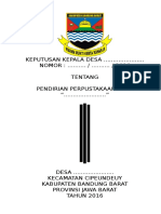 83 SK Perpustakaan Desa