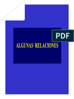 Algunas Relaciones