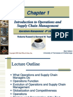 Introduction To Operations and Supply Chain Management