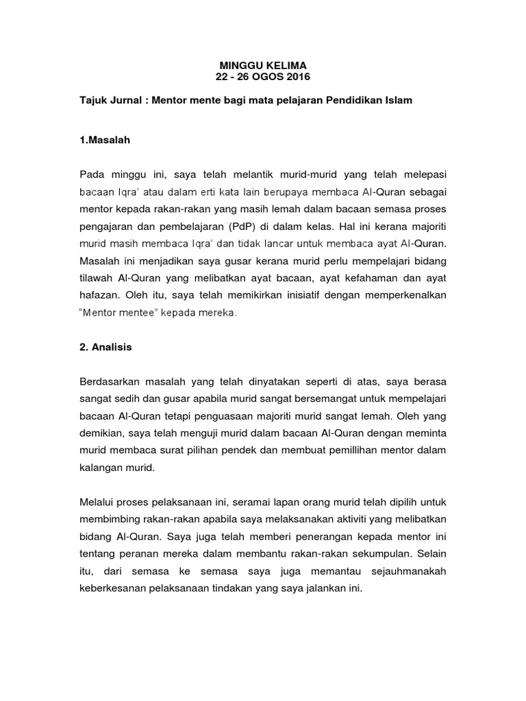 Minggu Kelima Pdf