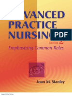 Advanced Practice Nursing Emphasizing Common Roles