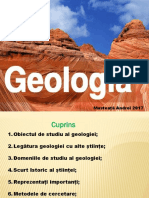 Geologia Ca Stiință