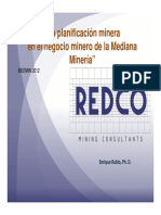 La Planificación Minera en El Negocio Minero de La Mediana Minería PDF