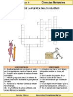 3er Grado - Ciencias - La Fuerza en Los Objetos