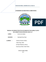 BPM Planta de Alimentos Balanceados para Animales Unas