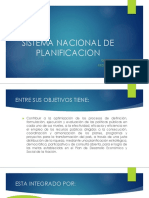 Sistema Nacional de Planificacion