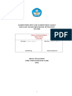 Kompetensi Dasar Ilmu Pengetahuan Alam