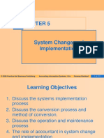 Topic 5 - System Change and Implementation (2)